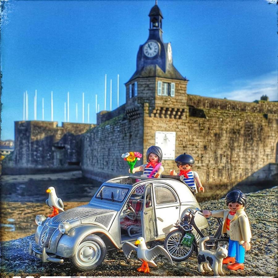 L'Océan à 100m via une venelle privée, la Ville Close à 500m, l'Archipel des Glénan à l'horizon Concarneau Esterno foto